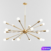 Four Exclusive Chandelier Collection_2 3D Model Vray