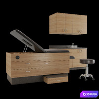 Goodtime Medical furniture set 3D Model