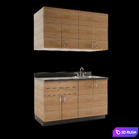 Goodtime Medical furniture set 3D Model Corona