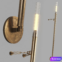 Jonathan Browning Speer Outdoor Sconce 3D Model