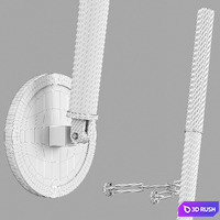 Jonathan Browning Speer Outdoor Sconce 3D Model Vray, Corona