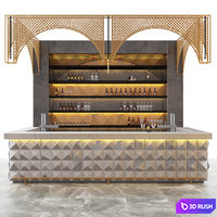 Loft Bar 3 3D Model Corona