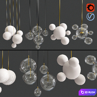 Lighting Set 21 3D Model Vray, Corona