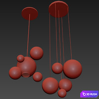 Lighting Set 21 3D Model Vray, Corona
