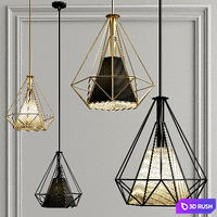 Pendant light 3D Model Vray