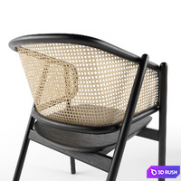 Cane Chair 01 By Cane Collection 3D Model Vray