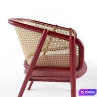 Cane Chair 01 By Cane Collection 3D Model Vray