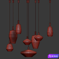 Penta Light MOM FAMILY 3D Model Vray