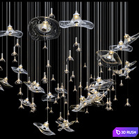 Chandelier Light Vargov 3D Model Corona