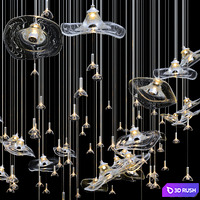 Chandelier Light Vargov 3D Model Corona