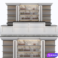 Loft Bar 6 3D Model Corona
