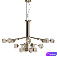Jetclass Bubbles Pendant OBB413 3D Model Vray