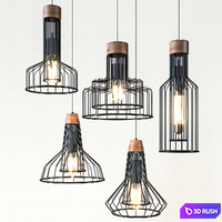 CAGE NEW PENDANT 3D Model Vray
