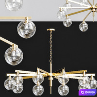 Carmella Globe PENDANT 10 3D Model Vray