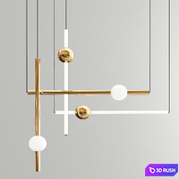 Four Exclusive Chandelier Collection_30 3D Model Vray