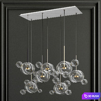 Bolle Bubble LED Pendant Lamp 34 3D Model Vray