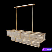 Eichholtz CHANDELIER LE MARAIS 3D Model Vray, Corona