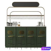Coffeeshop_01 3D Model Corona