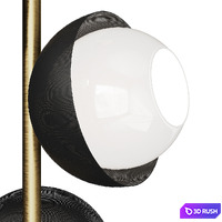 Ceiling lamp with metal frame CRAIG 3D Model Corona