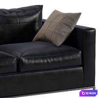 B&amp;B Italia Project GEORGE Sofa 3D Model Corona