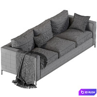 B&amp;B Italia Project GEORGE Sofa 3D Model Corona