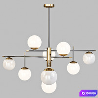 Maytoni: Pendant Lamp - Nostalgia (MOD048PL-09G) 3D Model Corona
