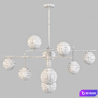 Maytoni: Pendant Lamp - Nostalgia (MOD048PL-09G) 3D Model Corona