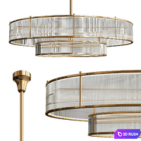Marais Round Chandelier Collection RH 3D Model Vray