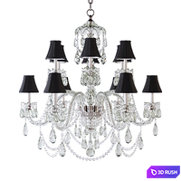 Ralph Lauren Duchess Large Chandelier with Cut Arms DC102 3D Model