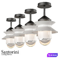 Santorini_ceiling_fixture 3D Model Vray