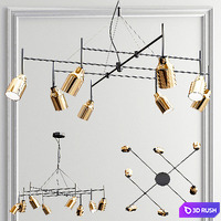 Four Exclusive Chandelier Collection_40 3D Model Vray