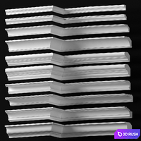 Collection of Cornices - Dikart p.5 3D Model Vray