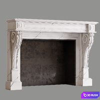 Fireplace 3D Model Corona