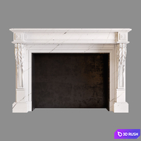 Fireplace 3D Model Corona