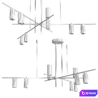 Gerhort Chandelier No. 1 3D Model Vray