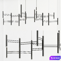 Aries Minimalist Lighting System 3D Model Vray