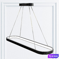 Collection of decorative hanging chandeliers 3D Model Vray
