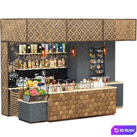 Cafe-05 3D Model Vray, Corona