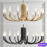 Four Exclusive Chandelier Collection_52 Rousseau 3D Model Vray