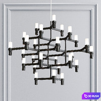 Pendant Light, Crown Minor 3D Model Vray