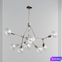 Sycamore chandelier 3D Model Vray