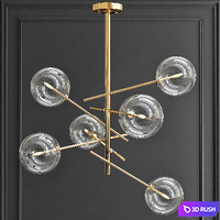 Chandelier Bolle hanging lamp Gallotti &amp; radice 3D Model Vray