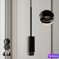EXHAUST PENDANT by Buster &amp; Punch 3D Model Corona