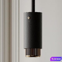 EXHAUST PENDANT by Buster &amp; Punch 3D Model Corona