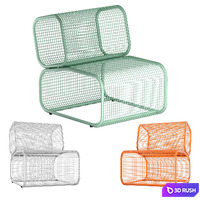 Nola Industrier Armchair CUSHY 3D Model Corona
