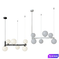 Pendant lamp Ring MOD013PL-06B and Ring MOD013PL-06W 3D Model Corona
