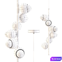 Italux: Pendant Lamp - Malmo 3D Model Corona