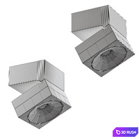 Light LED Spotlights No. 20 3D Model Vray
