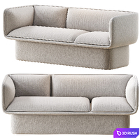 BLOCK SOFA by Missana 3D Model Corona