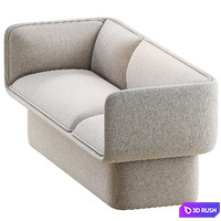 BLOCK SOFA by Missana 3D Model Corona